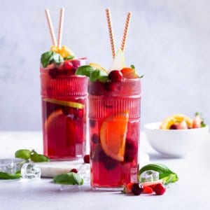 Cranberry Basil Sangria Recipe