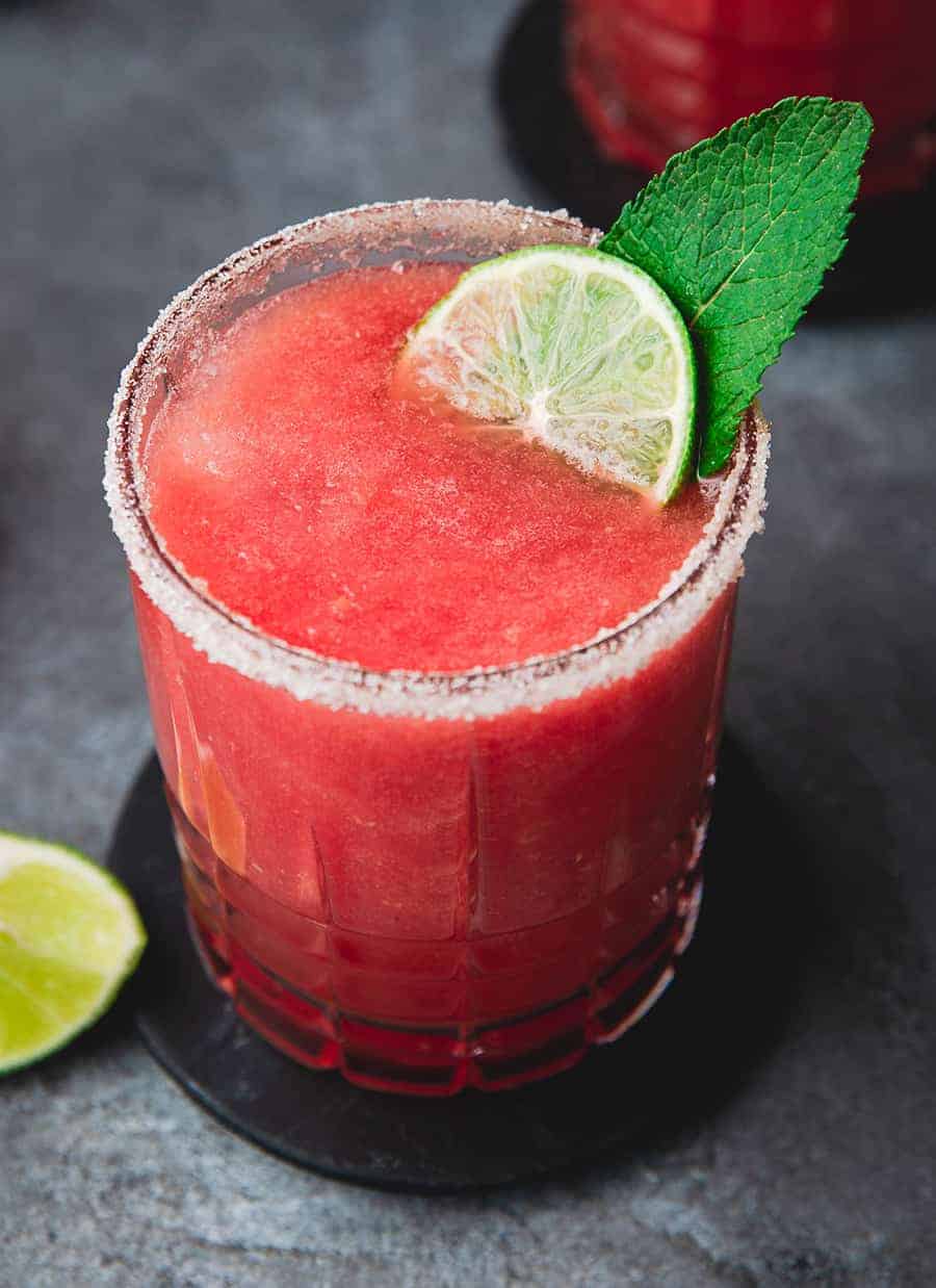 Fresh Watermelon Margarita Recipe - Fruit Juices Recipe Online - Mocktail.net