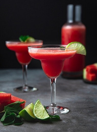 Fresh Watermelon Margarita Recipe - Mocktail Recipes - Mocktail.net