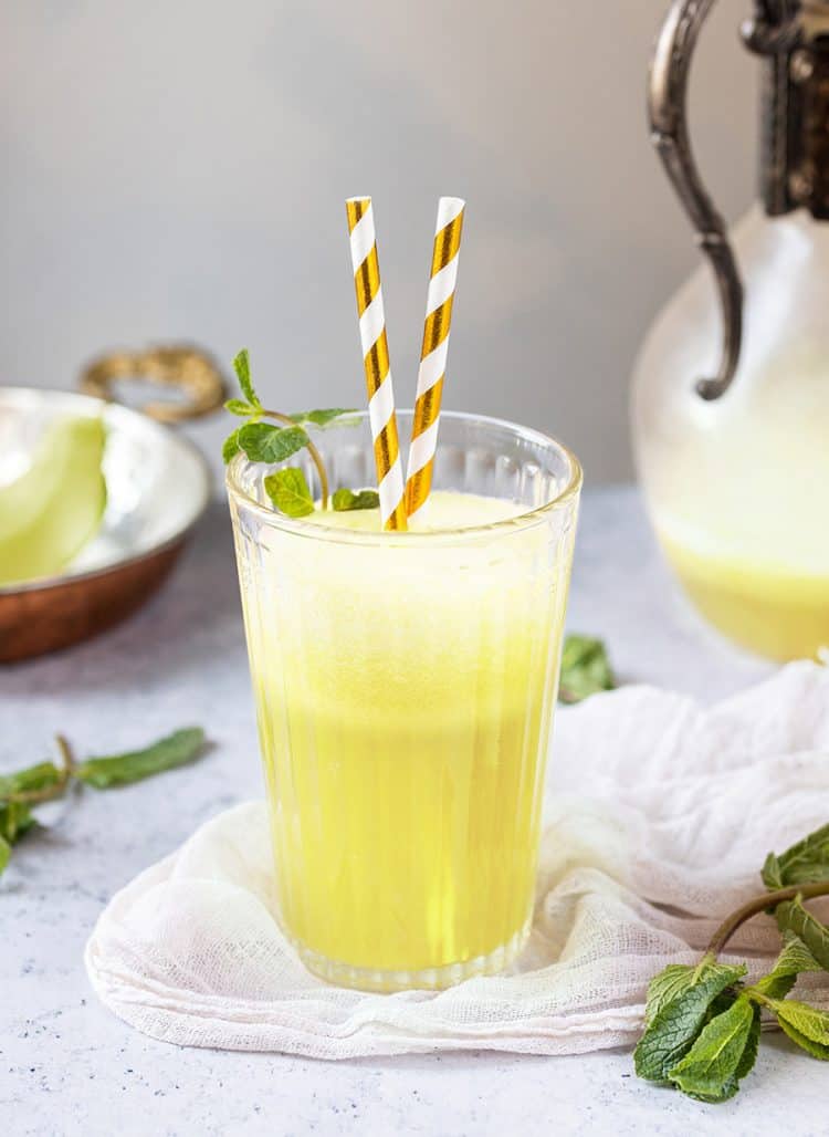 Moroccan Mint Melon Tea · Summer Easy Drink Recipes