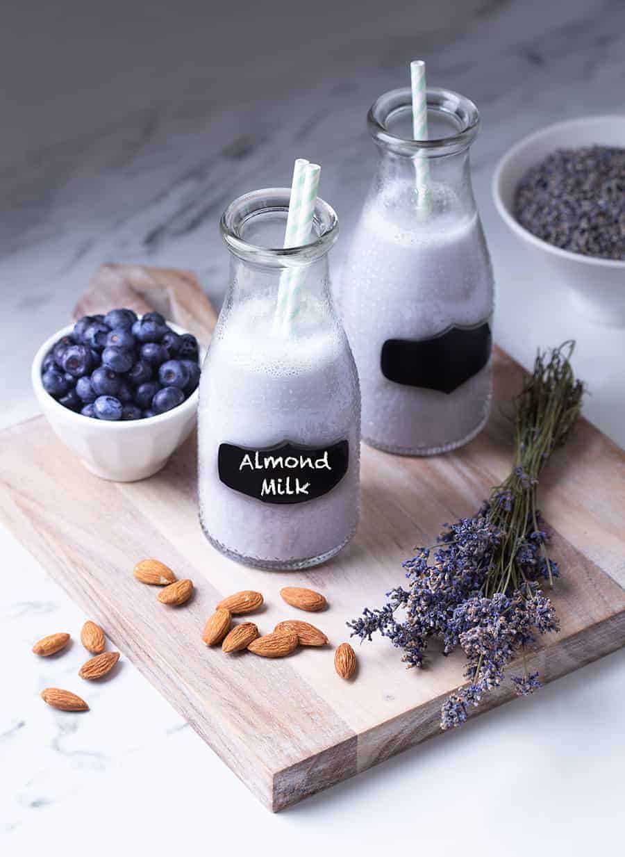 Blueberry Lavender Almond Milk 1