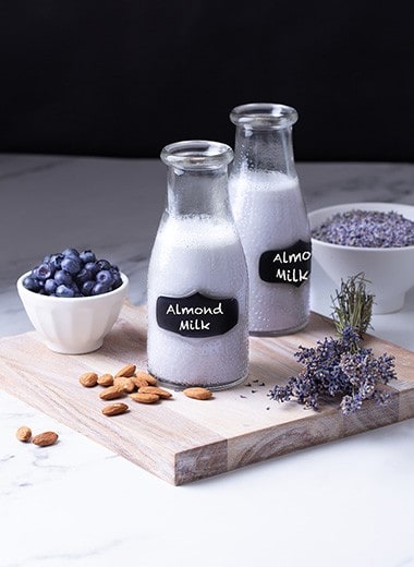 Blueberry Lavender Almond Milk Recipe