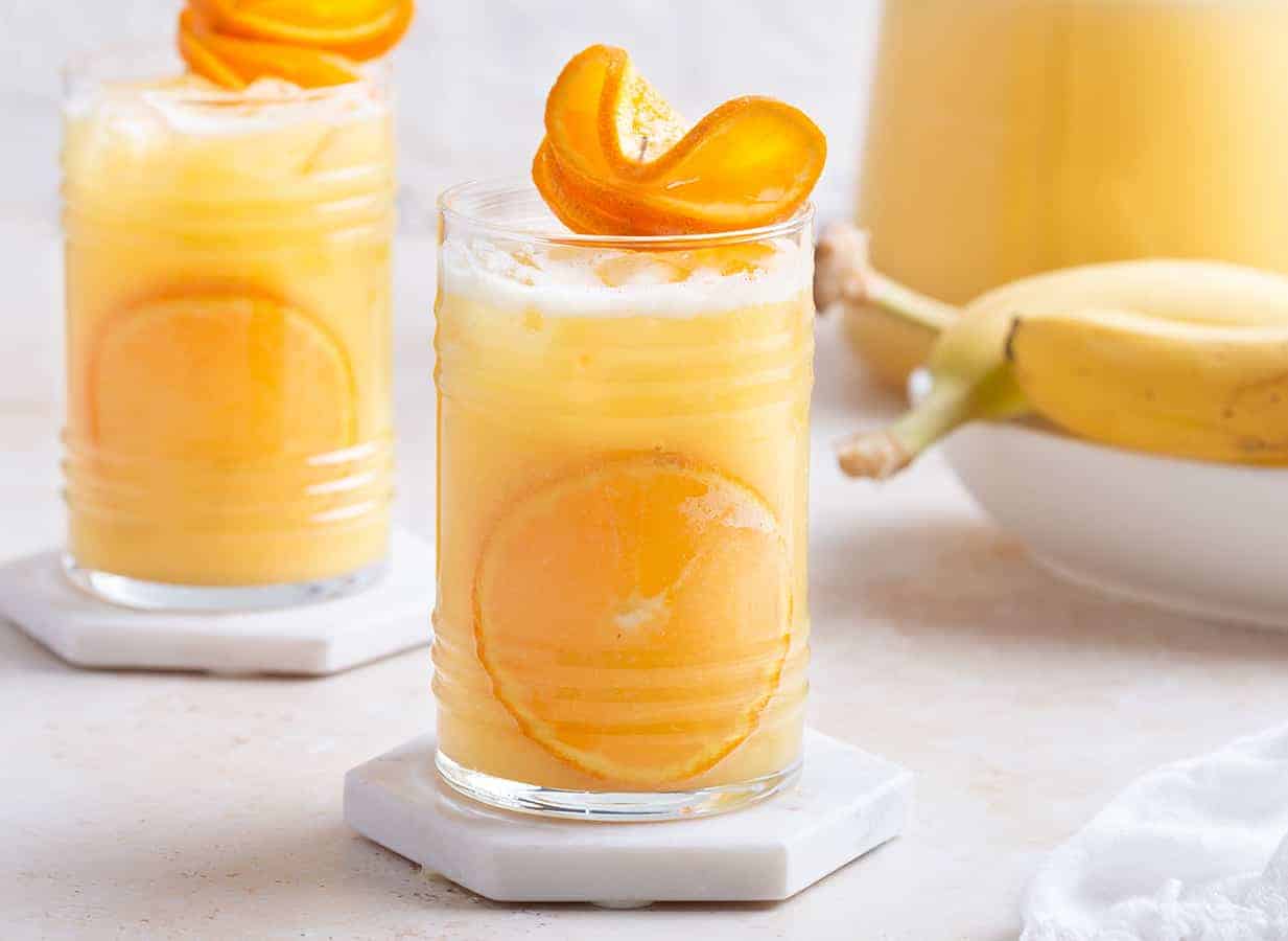 Easy to Male Banana Brunch Punch Recipe