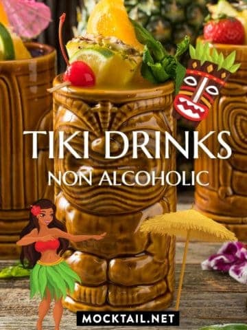 Tiki Drinks - Best Tropical Non-Alcoholic Recipes