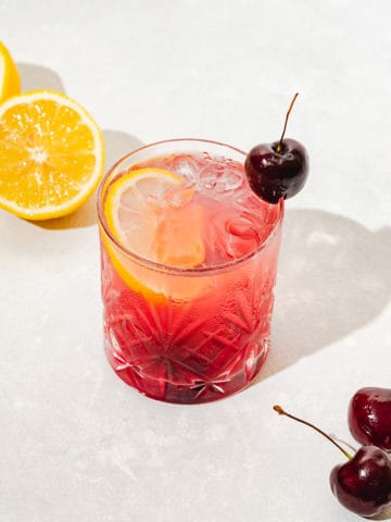Fizzy Cherry Mocktail 2