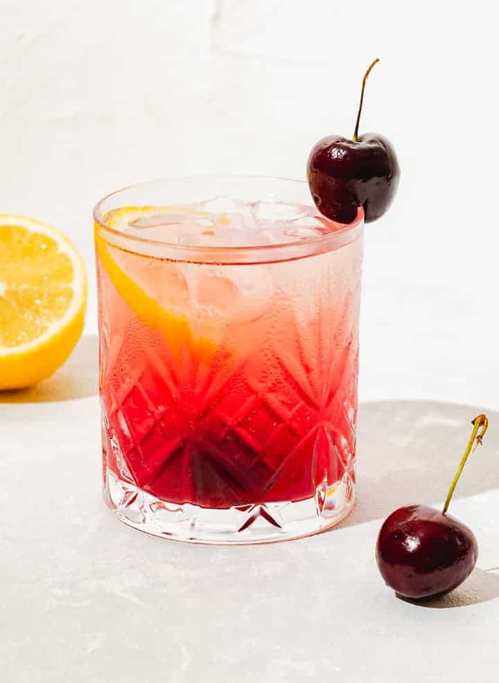 Fizzy Cherry Mocktail 3