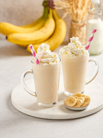 Banana Milkshake Recipe 1