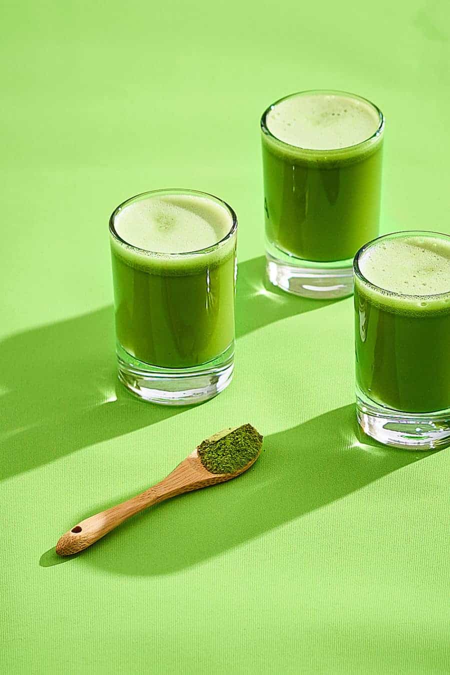 Healthy Green Tea Shots