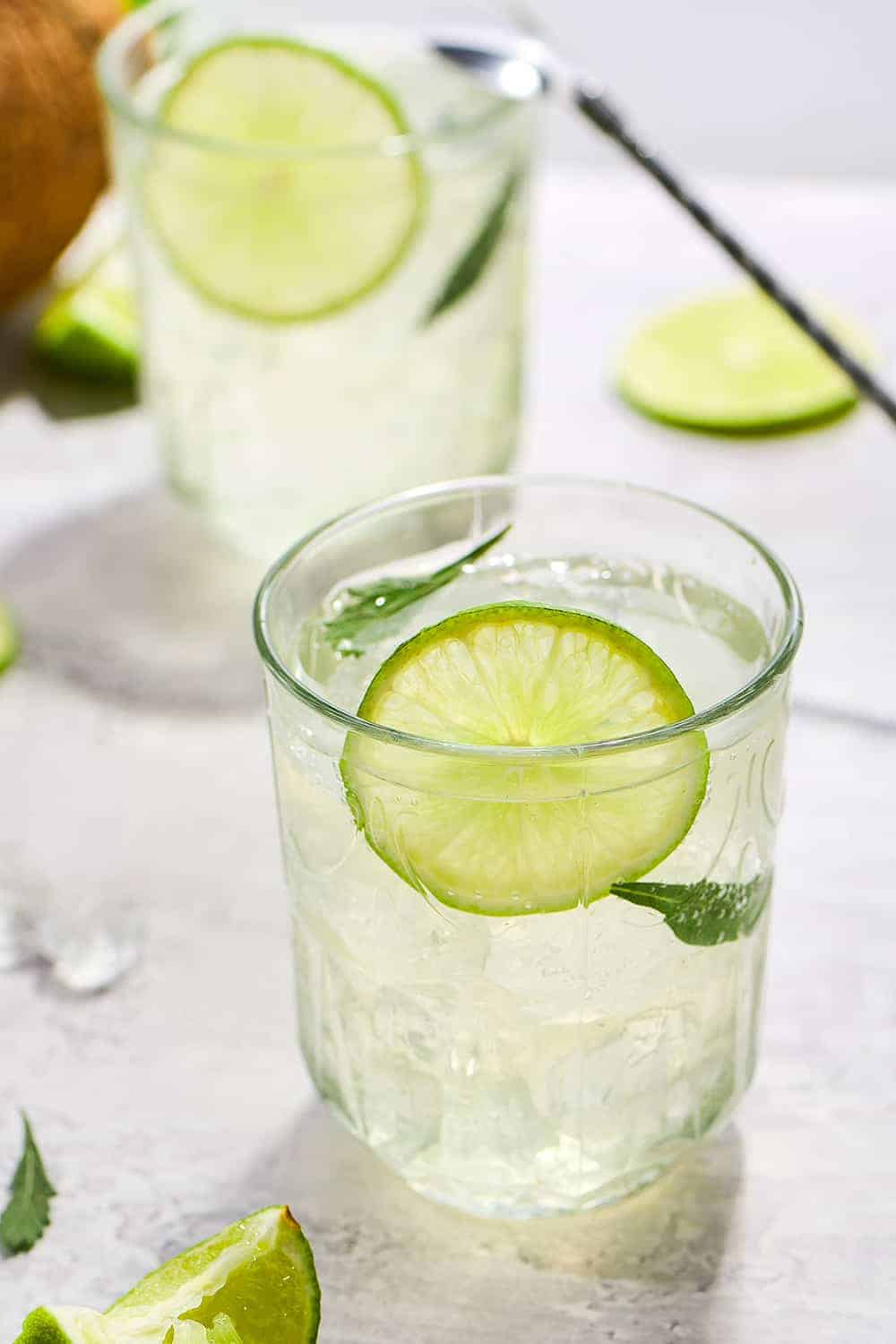 Coconut Lime Verbena Refreshing Drink Recipe