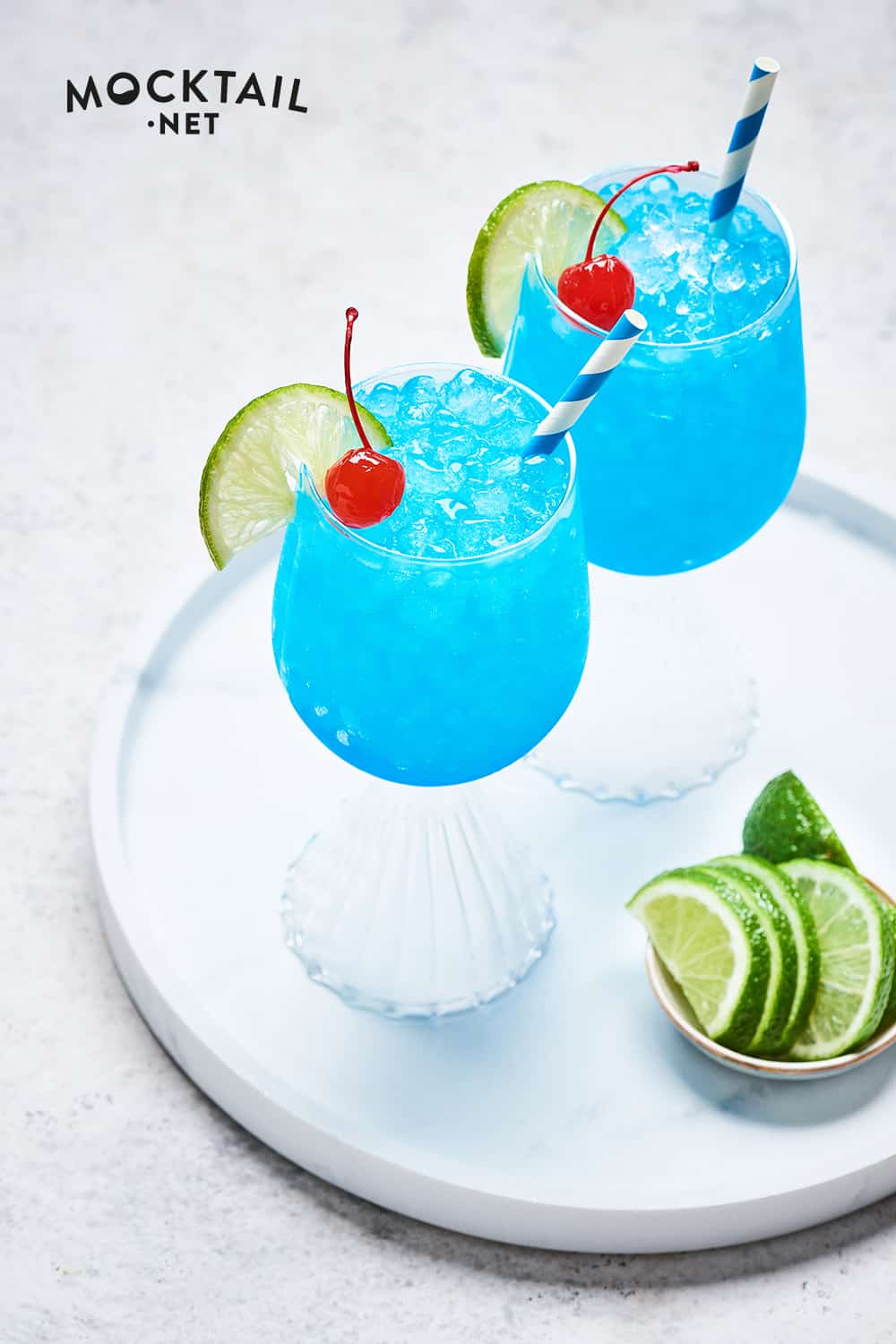 Blue Long Island Mocktail