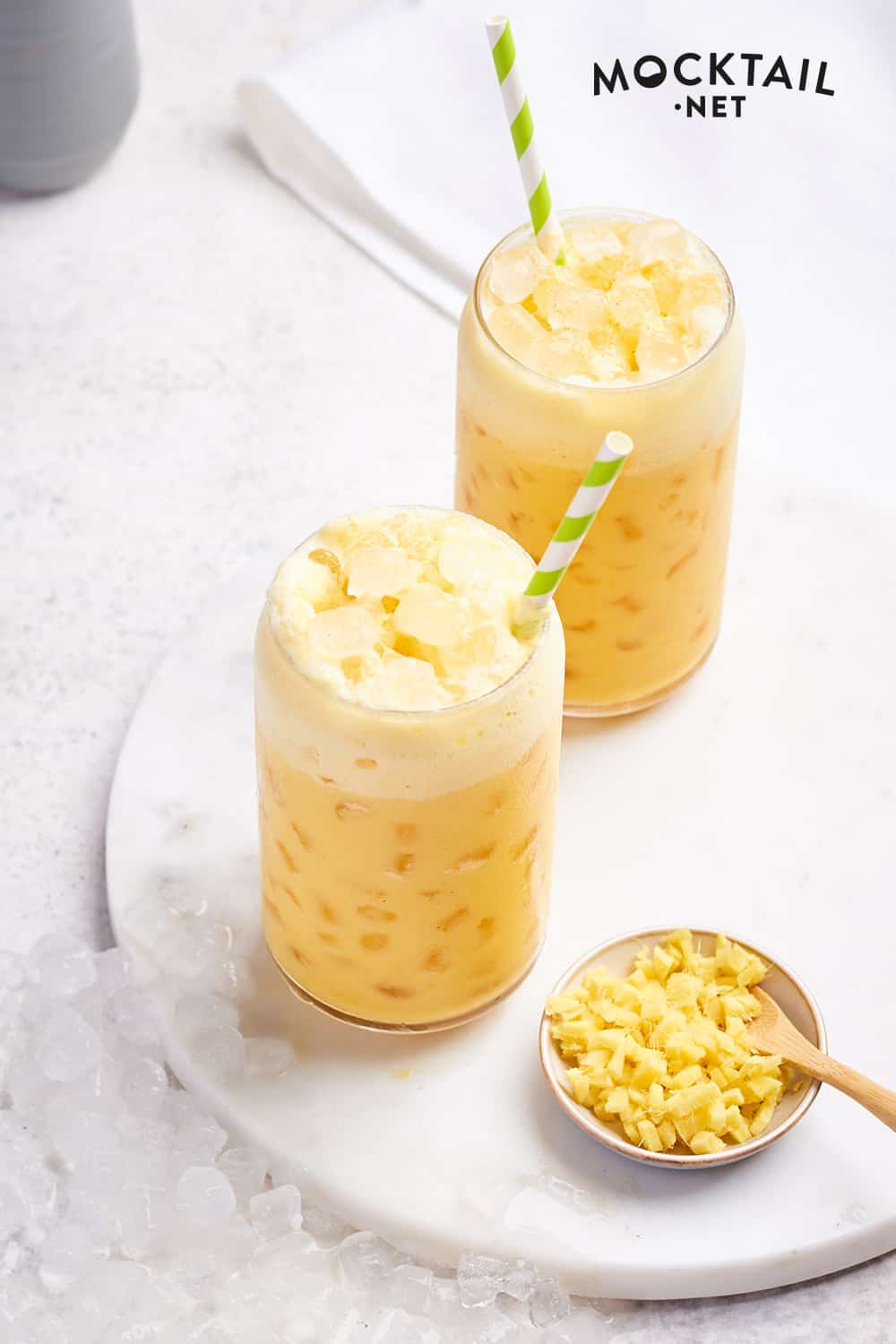 Our golden ginger drink is truly delicious.