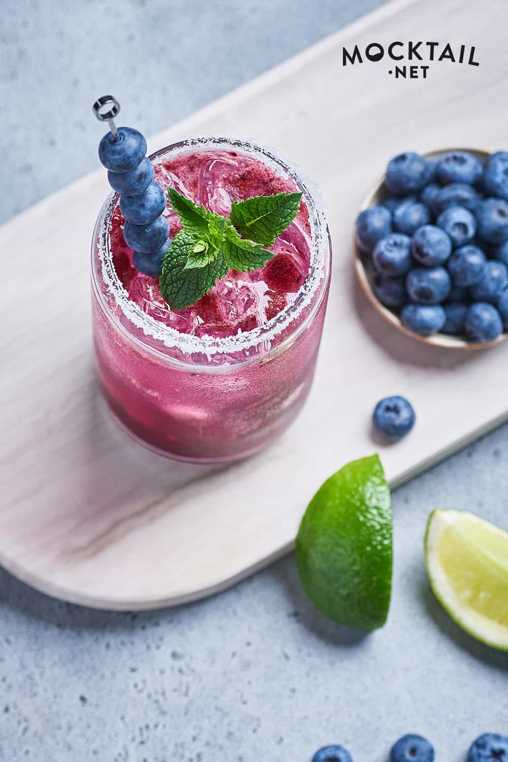 Blueberry Mojito Mocktail Variations