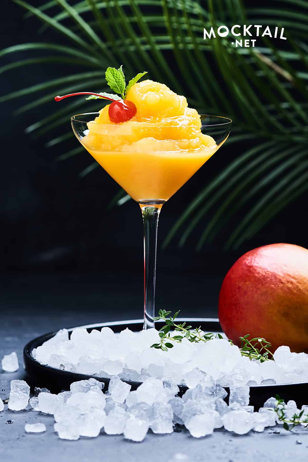 Frozen Mango Margarita Mocktail