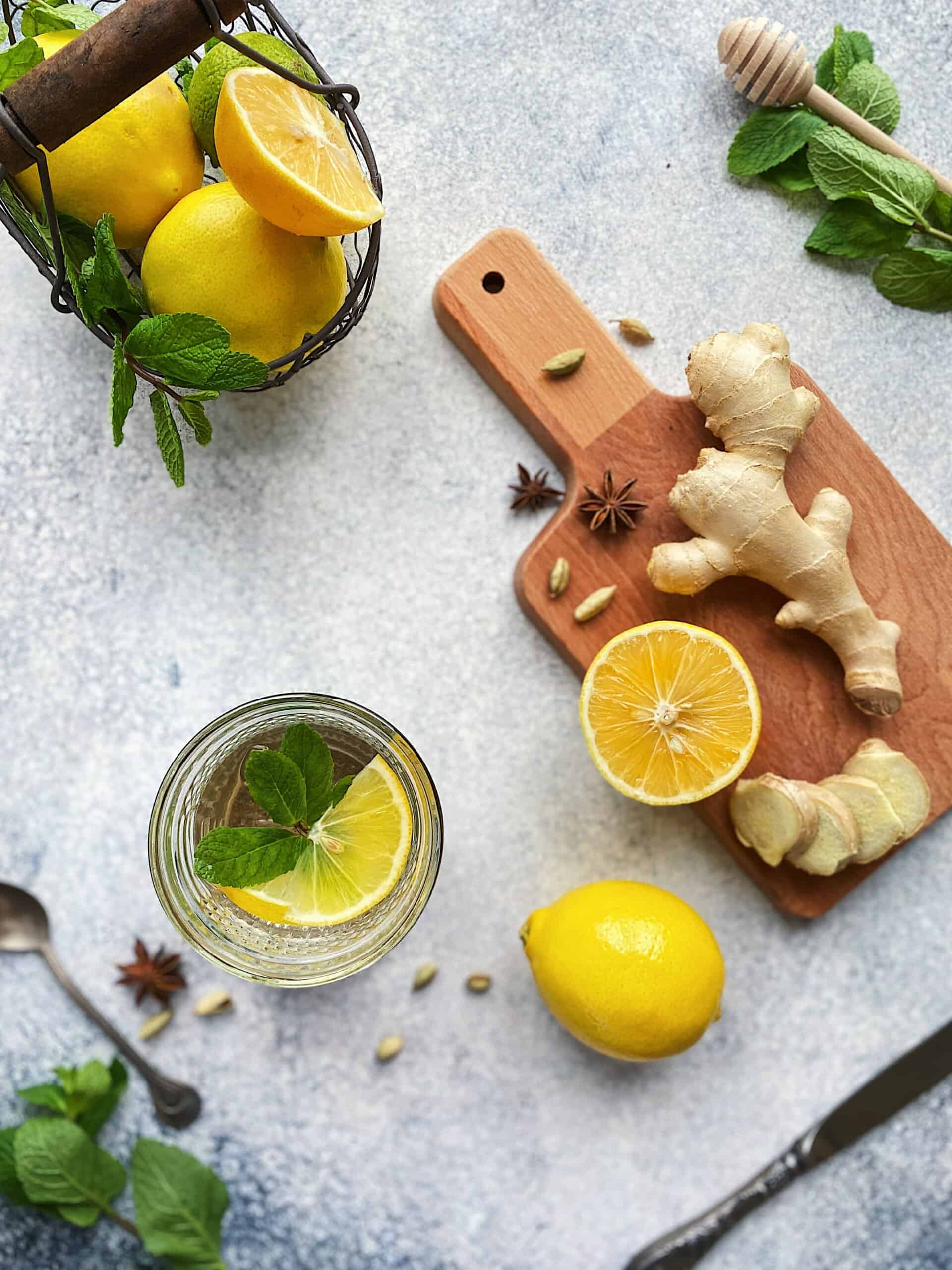 Lemon Ginger Tea Ingredients